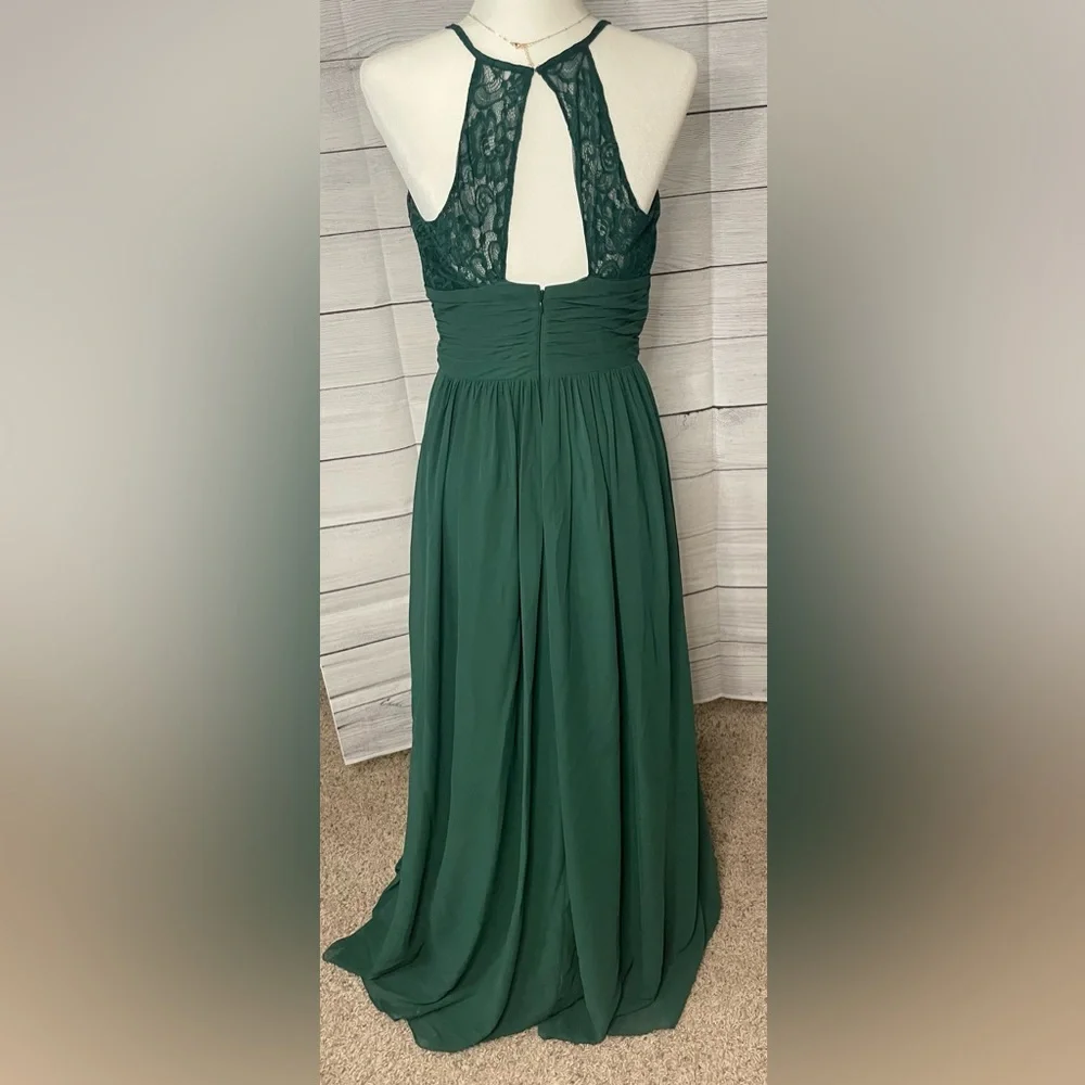 Emerald/hunter Green Bridesmaid Dress - Picture 3 of 8